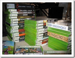 My Xbox 360 circa 03/08; one-half of its current size