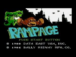 Rampage Start Screen