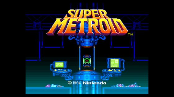 Super Metroid Start Screen