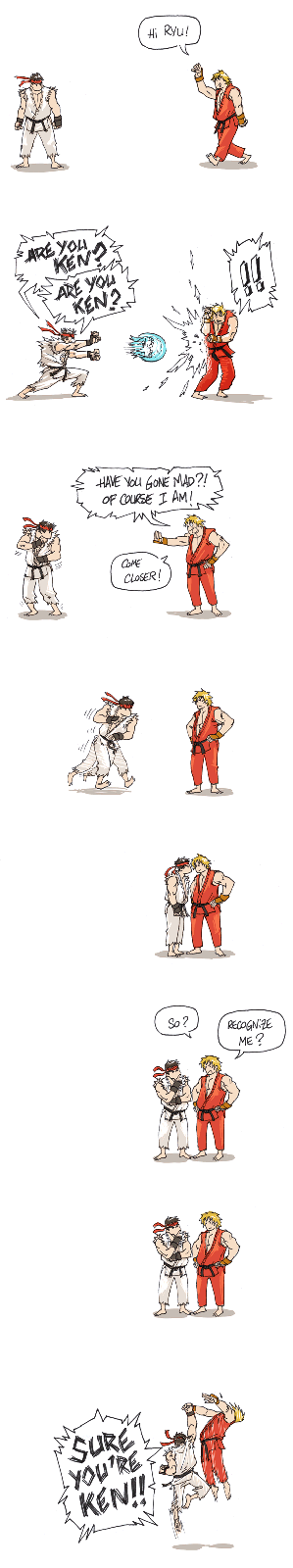 Ken and Ryu
